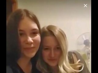 [periscope] ucraina thiếu niên cô gái tập luyện smooching