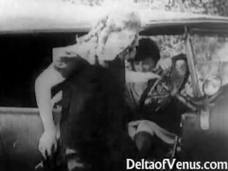Pis: antiek volwassen film 1915 - een gratis rit