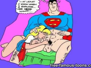 Superman ir supergirl orgijos