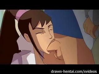 Avatar hentai - pieaugušais saspraude legend no korra